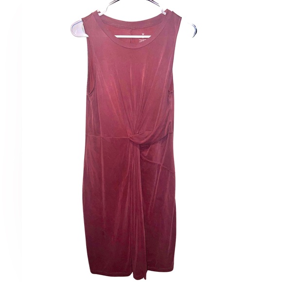 Worthington Dresses & Skirts - Worthington Maroon Berry Wrap Twist Dress